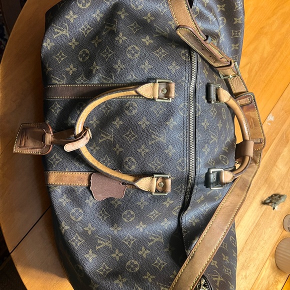 Louis Vuitton Handbags - Louis Vuitton Keep-all 55 Monogram Brown Travel Bag VINTAGE 2002